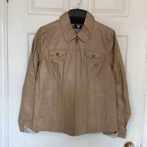NWT! GUILLAUME leather jacket (#i10)